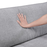 Tidal Gray Corner Seat - Ornate Home