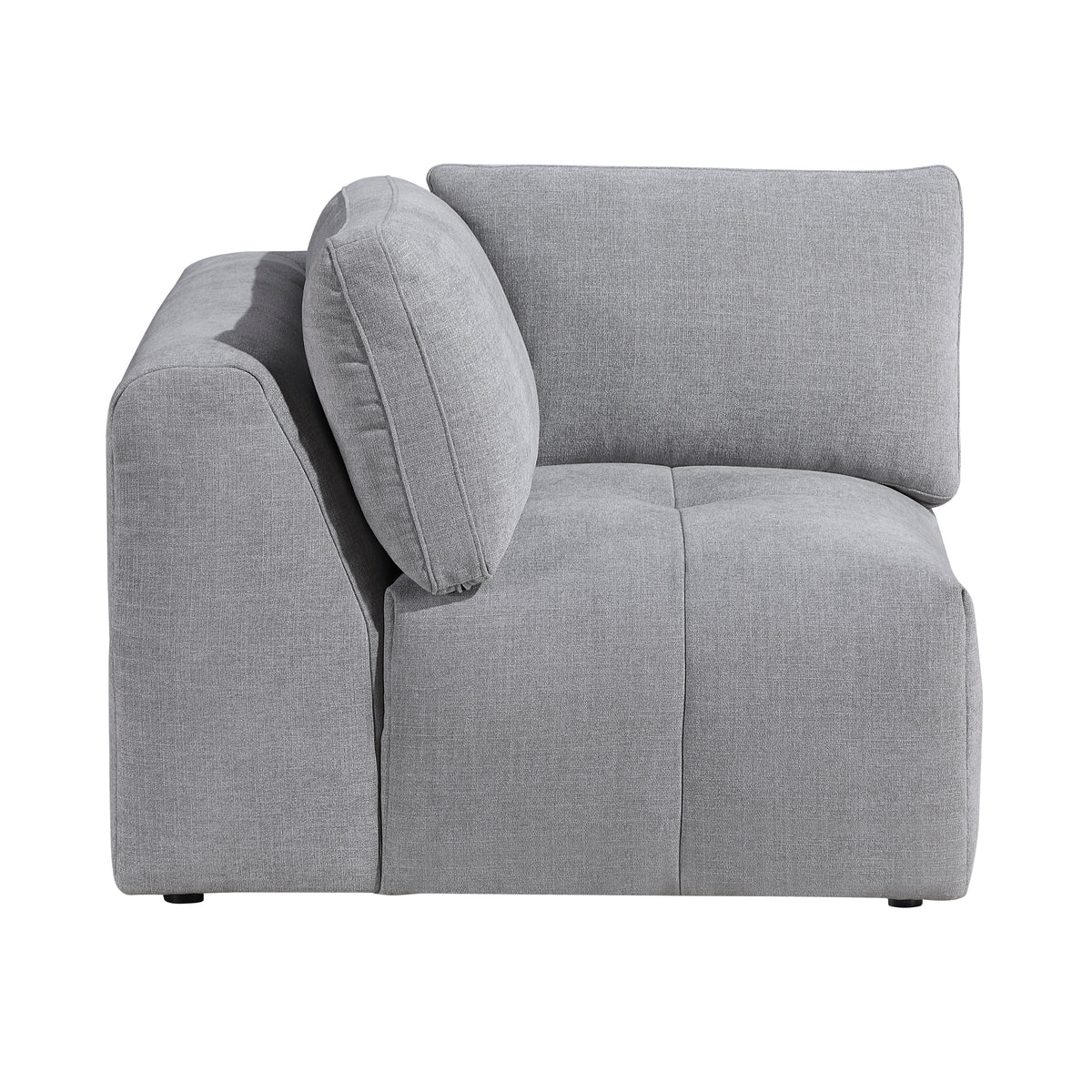 Tidal Gray Corner Seat - Ornate Home