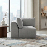 Tidal Gray Corner Seat - Ornate Home