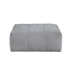 Tidal Gray Ottoman With Caster - Ornate Home