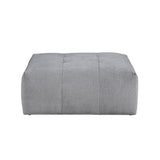 Tidal Gray Ottoman With Caster - Ornate Home