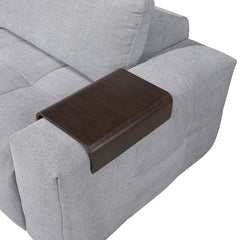 Tidal Gray Right Side Chair With One Arm - Ornate Home