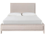 Tidal White Rattan/Nomad Snow Queen Bed - Ornate Home