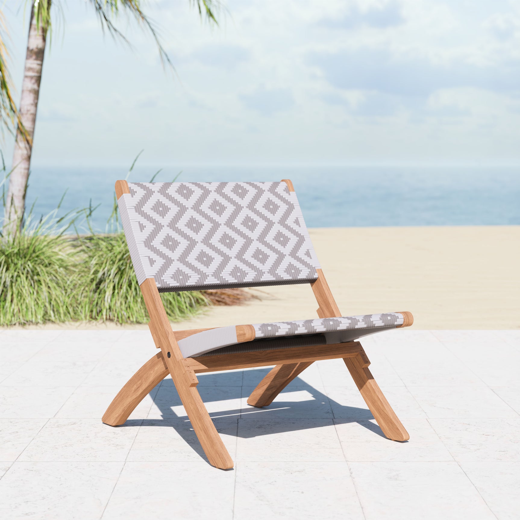 Tide Multicolor Lounge Chair - Ornate Home