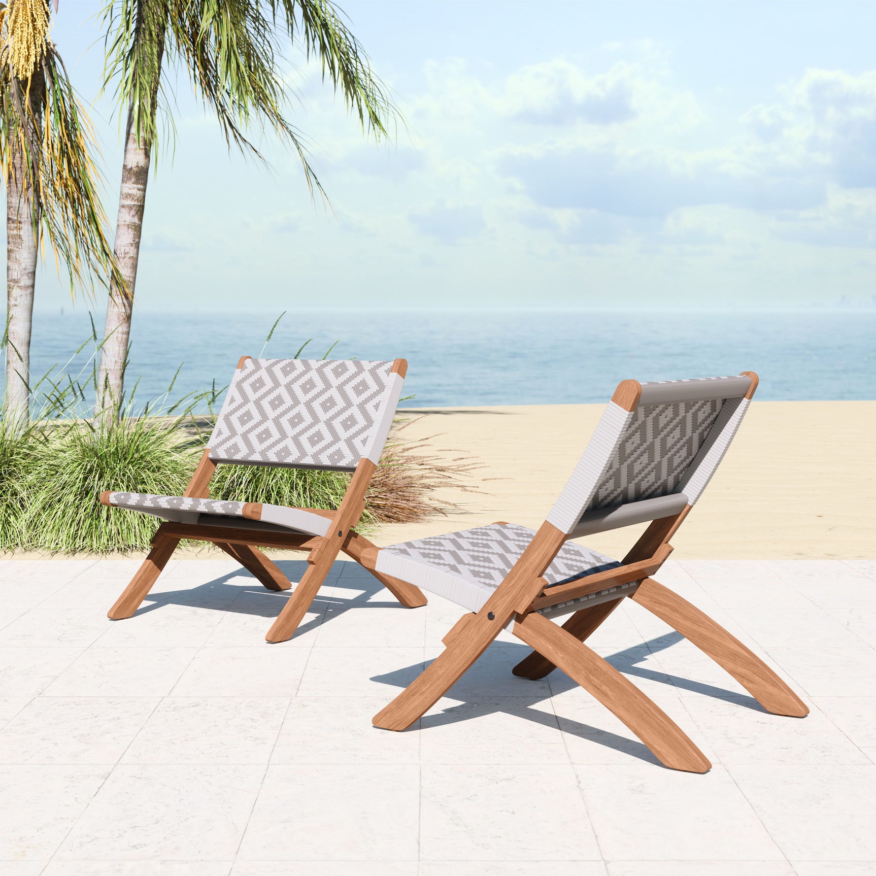 Tide Multicolor Lounge Chair - Ornate Home