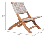 Tide Multicolor Lounge Chair - Ornate Home