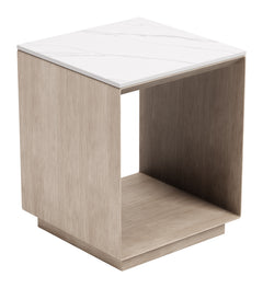 Tidecrest White Outdoor Side Table - Ornate Home