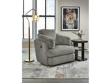 Tie-Breaker Fog Swivel Glider Recliner (Online Special Price) - Ornate Home