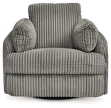 Tie-Breaker Fog Swivel Glider Recliner (Online Special Price) - Ornate Home