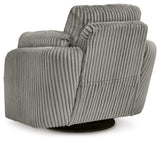 Tie-Breaker Fog Swivel Glider Recliner (Online Special Price) - Ornate Home