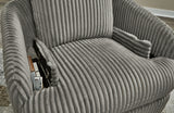 Tie-Breaker Fog Swivel Glider Recliner (Online Special Price) - Ornate Home