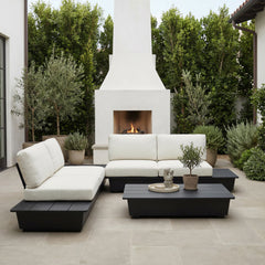 Tien Beige LHF Loveseat - Ornate Home