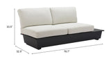 Tien Beige RHF Loveseat - Ornate Home