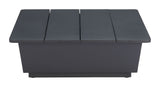Tien Black Outdoor Side Table - Ornate Home