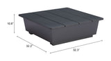 Tien Black Outdoor Side Table - Ornate Home