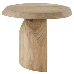 Tiernan Reclaimed Oak Round Side Table - Ornate Home