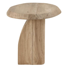Tiernan Reclaimed Oak Round Side Table - Ornate Home