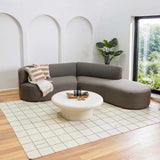 Tieve Black & White Grid Wool Rug - Clearance - Ornate Home