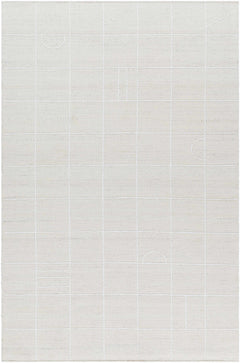 Tieve Off White Checkered Area Rug - Clearance - Ornate Home