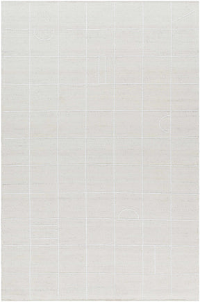 Tieve Off White Checkered Area Rug - Clearance - Ornate Home