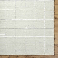 Tieve Off White Checkered Area Rug - Clearance - Ornate Home