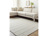 Tieve Off White Checkered Area Rug - Ornate Home