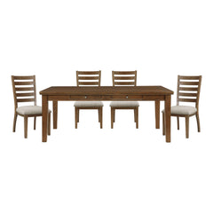 Tigard Brown 5pc Dining Set - Ornate Home