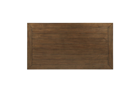 Tigard Cherry/Beige 7-Piece Dining Table Set - Ornate Home