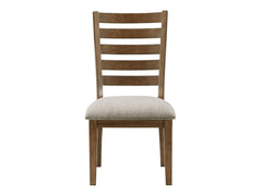 Tigard Cherry/Beige Side Chair (Set of 2) - Ornate Home