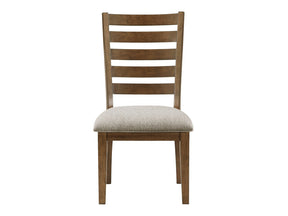 Tigard Cherry/Beige Side Chair (Set of 2) - Ornate Home