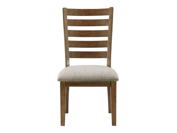 Tigard Cherry/Beige Side Chair (Set of 2) - Ornate Home