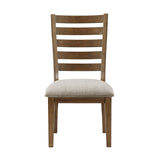 Tigard Cherry/Beige Side Chair (Set of 2) - Ornate Home