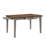 Tigard Cherry / Gray 5-piece Dinig Table Set - Ornate Home