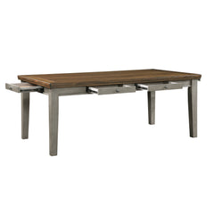Tigard Cherry / Gray 5-piece Dinig Table Set - Ornate Home