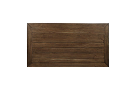 Tigard Cherry/Gray/Beige 7-Piece Dining Table Set - Ornate Home