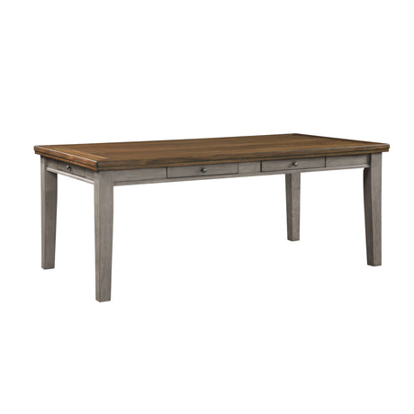 Tigard Cherry / Gray Dining Table - Ornate Home