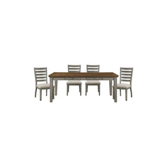 Tigard Gray 7pc Dining Set - Ornate Home