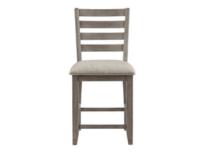 Tigard Gray/Beige Counter Height Chair (Set of 2) - Ornate Home
