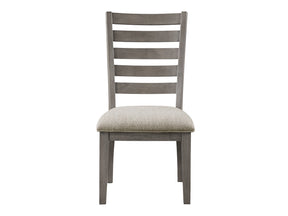 Tigard Gray/Beige Side Chair (Set of 2) - Ornate Home