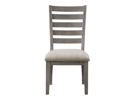 Tigard Gray/Beige Side Chair (Set of 2) - Ornate Home