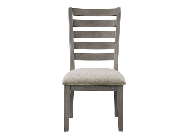 Tigard Gray/Beige Side Chair (Set of 2) - Ornate Home