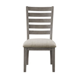 Tigard Gray/Beige Side Chair (Set of 2) - Ornate Home