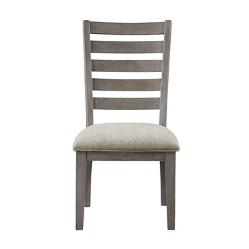 Tigard Gray/Beige Side Chair (Set of 2) - Ornate Home
