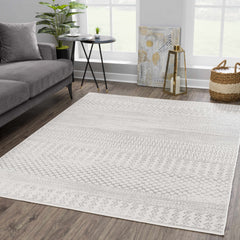 Tigri Aztec Ivory & Gray 2318 Area Rug - Clearance - Ornate Home