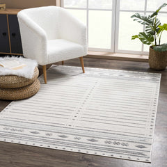 Tigri Aztec Ivory & Gray 2325 Area Rug - Clearance - Ornate Home