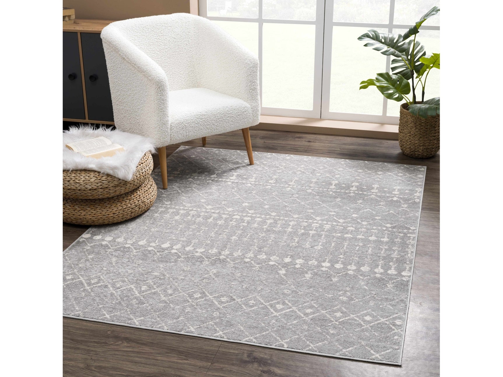 Tigrican Light Gray 2334 Area Rug - Clearance - Ornate Home
