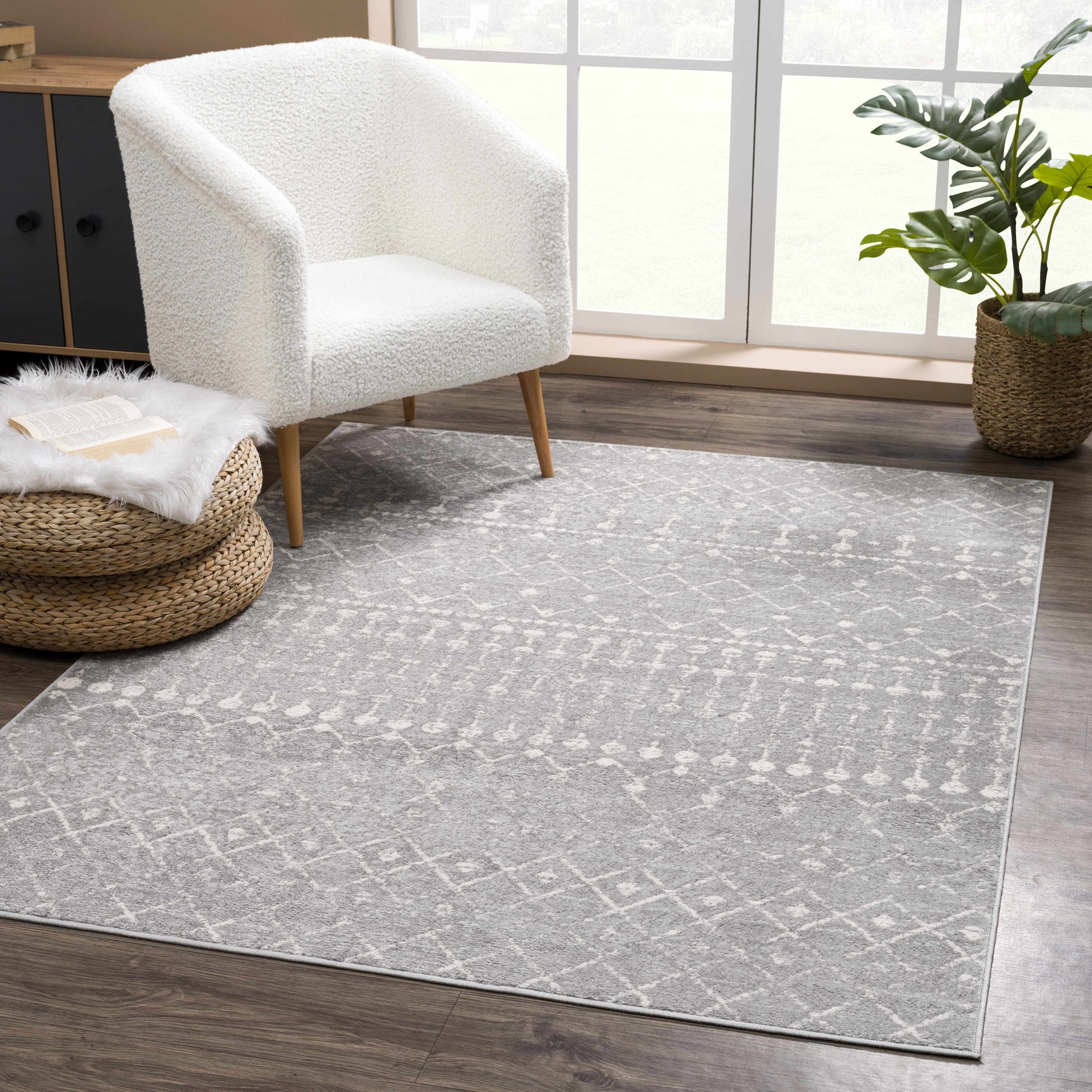 Tigrican Light Gray 2334 Area Rug - Clearance - Ornate Home