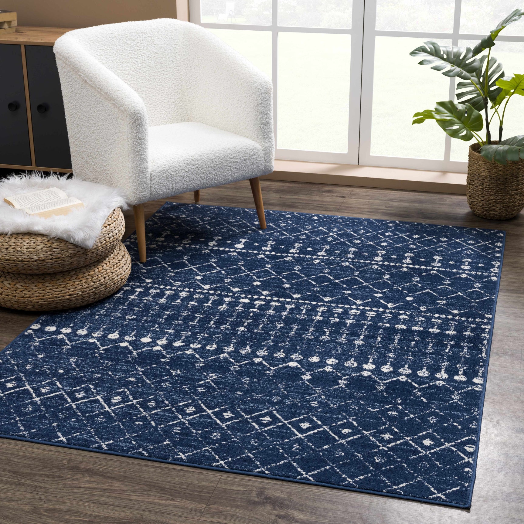 Tigrican Navy 2335 Area Rug - Clearance - Ornate Home