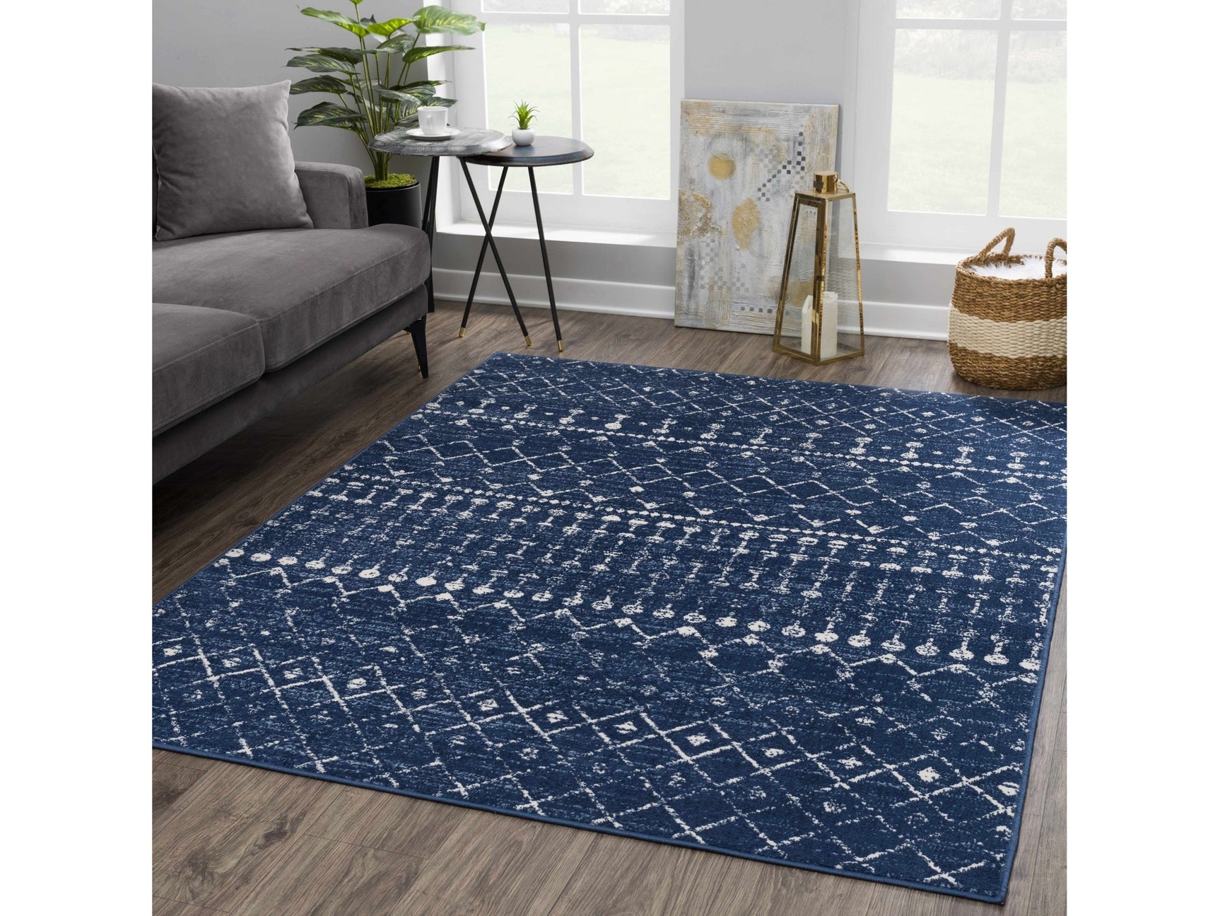 Tigrican Navy 2335 Area Rug - Ornate Home