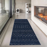 Tigrican Navy 2335 Area Rug - Ornate Home